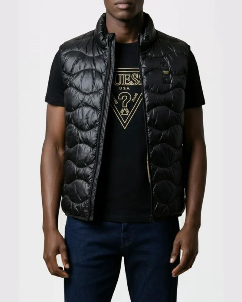 Blauer Mantel herren Schwarz