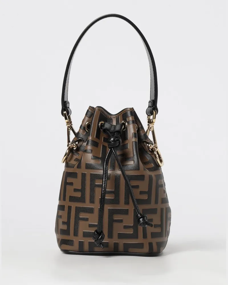 Fendi Schultertasche damen Tabak