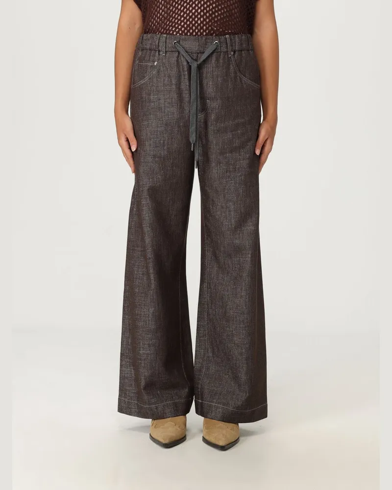 Brunello Cucinelli Hose damen Braun