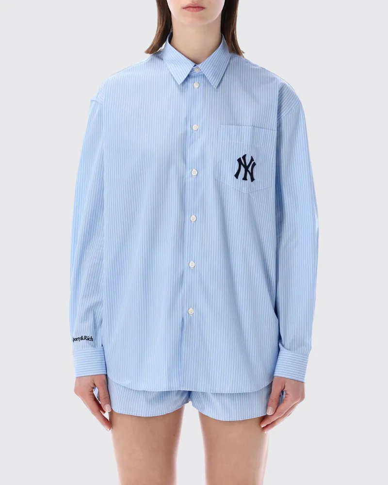 SPORTY & RICH T-shirt damen Sporty & Rich Blau