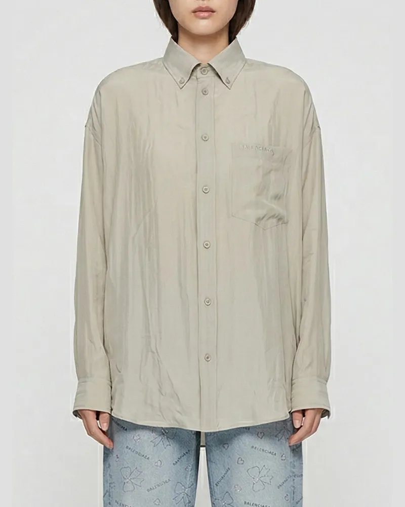 Balenciaga Hemdbluse damen Nude