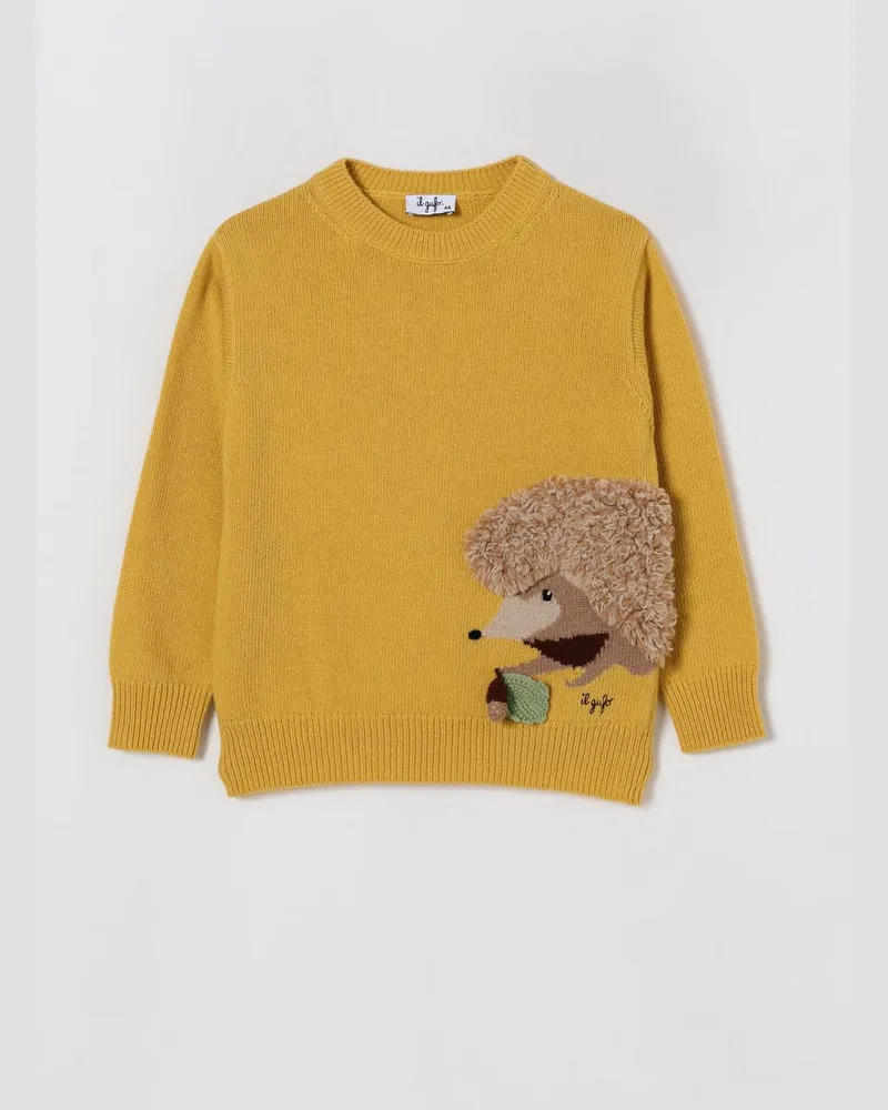 Il Gufo Pullover kinder Gelb