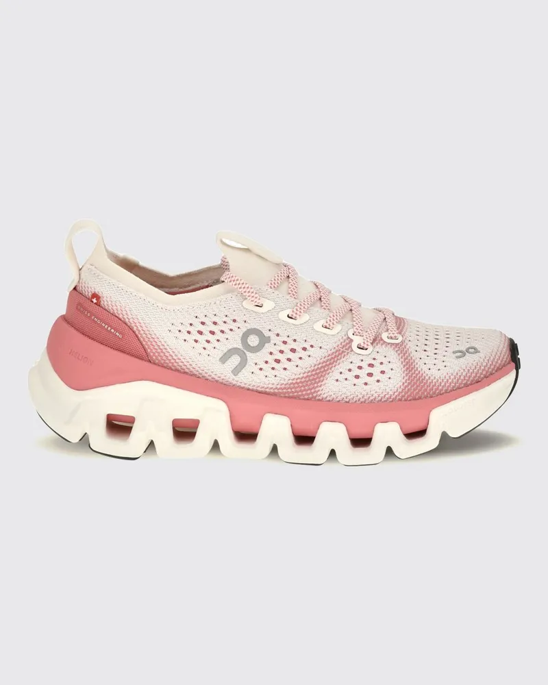 ON X Tempo Sneakers aus recyceltem Mesh mit abstraktem Design und leichter Sohle Pink