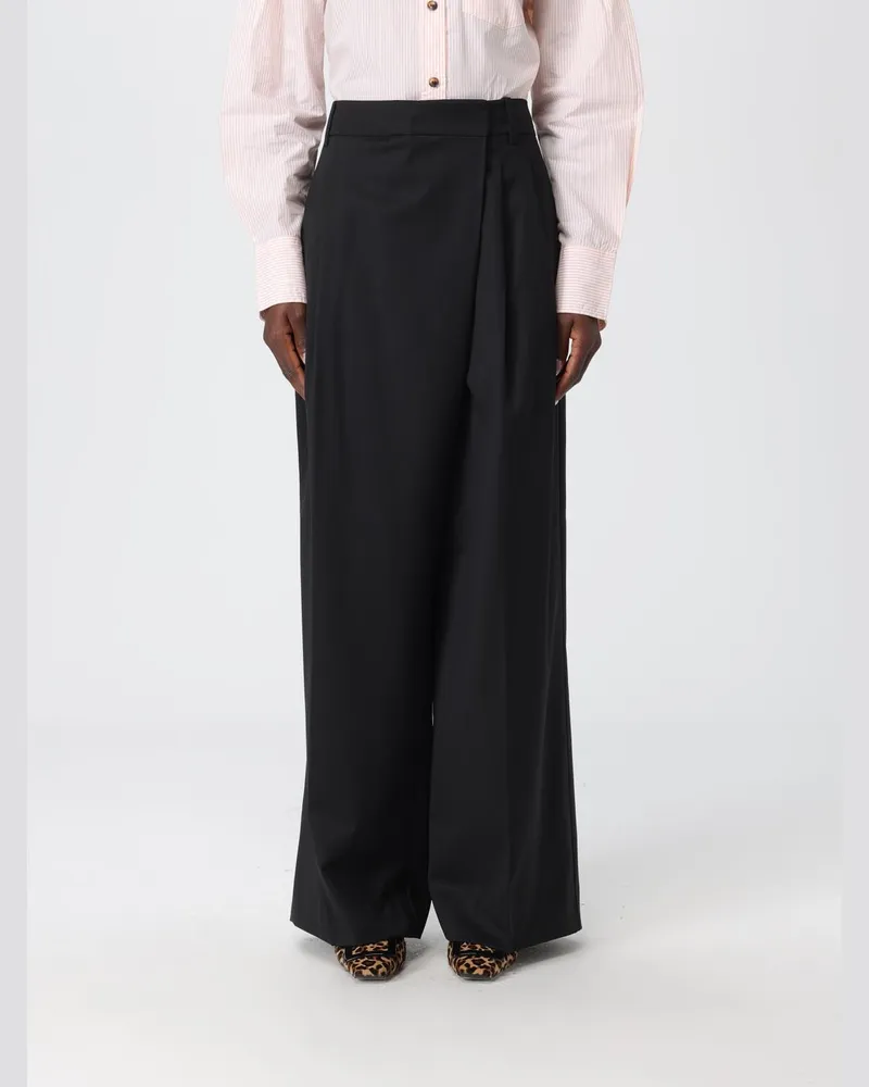 Ganni Hose damen Schwarz
