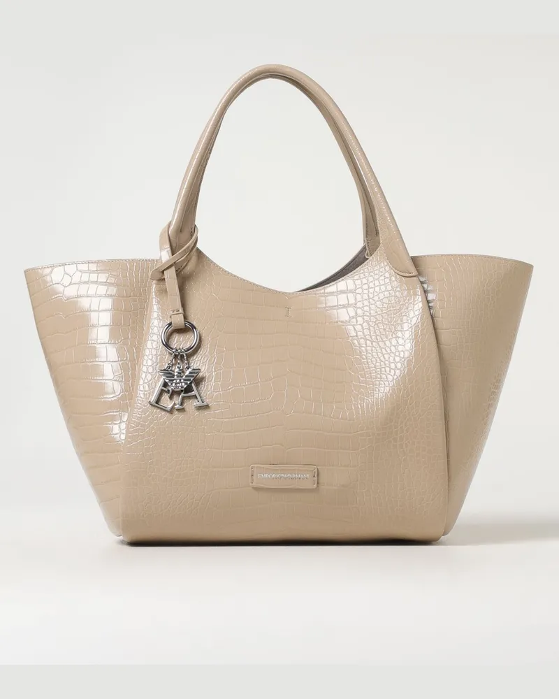 Emporio Armani Schultertasche damen Beige