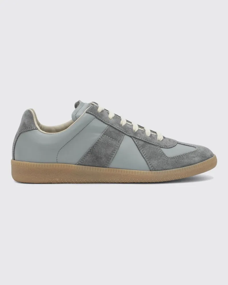 Maison Margiela Replica Leder-Sneakers Grau