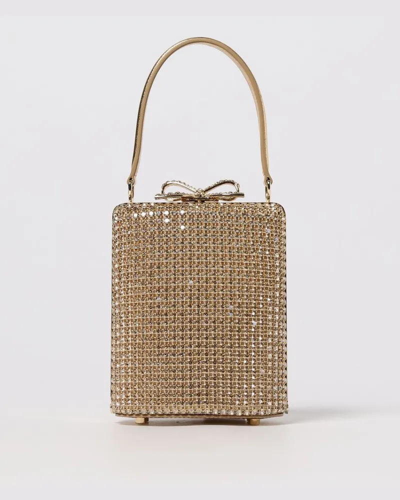 Self-Portrait Schultertasche damen Gold