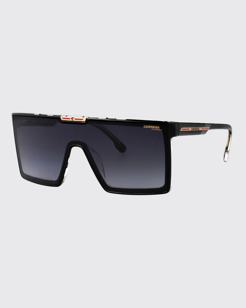 Carrera Rechteckige Sonnenbrille aus Öko-Polyamid mit Logo Schwarz