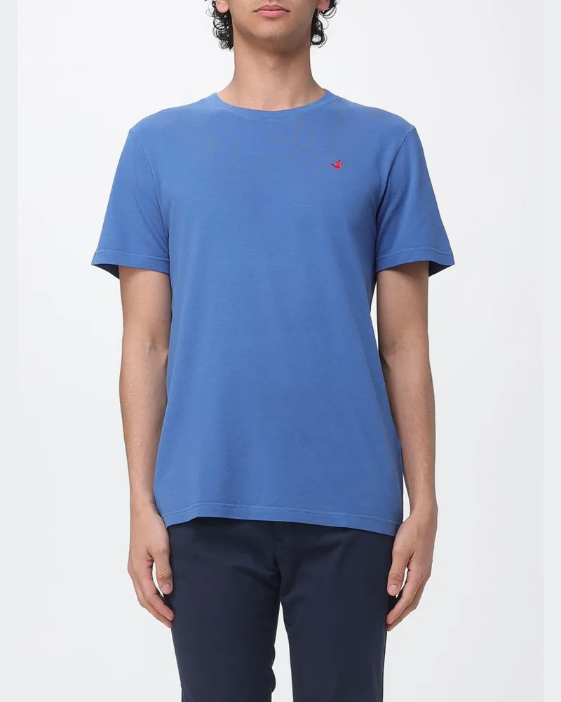 Brooksfield T-shirt herren Hellblau