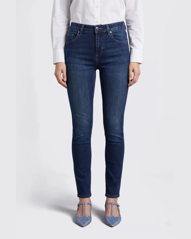 Liu Jo Skinny Fit Jeans aus Baumwolldenim Denim