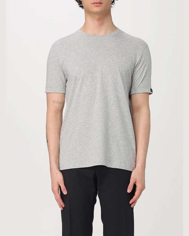 Fay T-shirt herren Grau