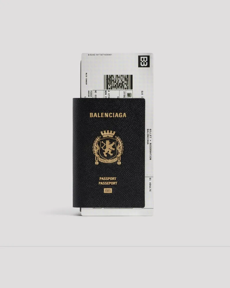 Balenciaga Portemonnaie herren Schwarz