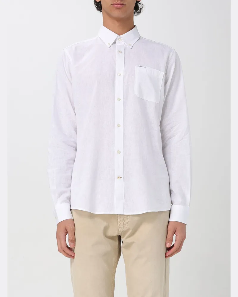 Barbour Hemd herren Weiß