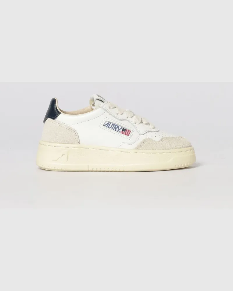 AUTRY Medalist Low Leder-Sneakers Weiß