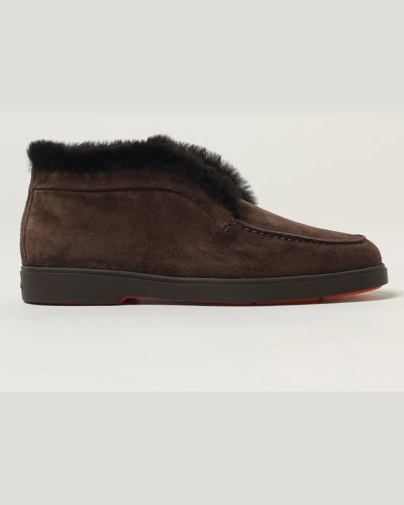 Santoni Mokassins damen Braun