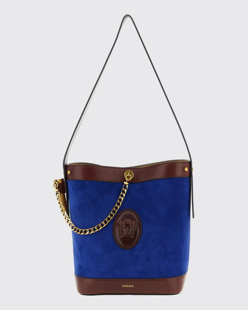Versace Schultertasche damen Blau