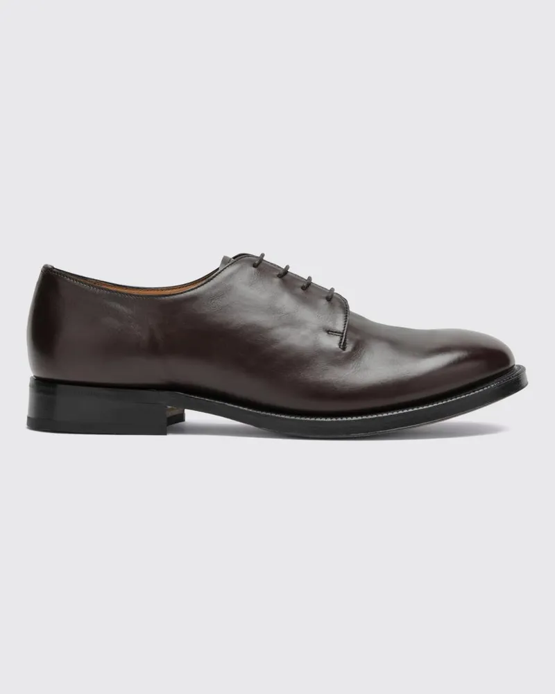 Church's Derby-Schuhe aus Glattleder mit runder Kappe und Custom Grade Ledersohle Braun