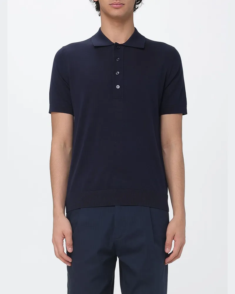 Paolo Pecora Milano Polo herren Blau