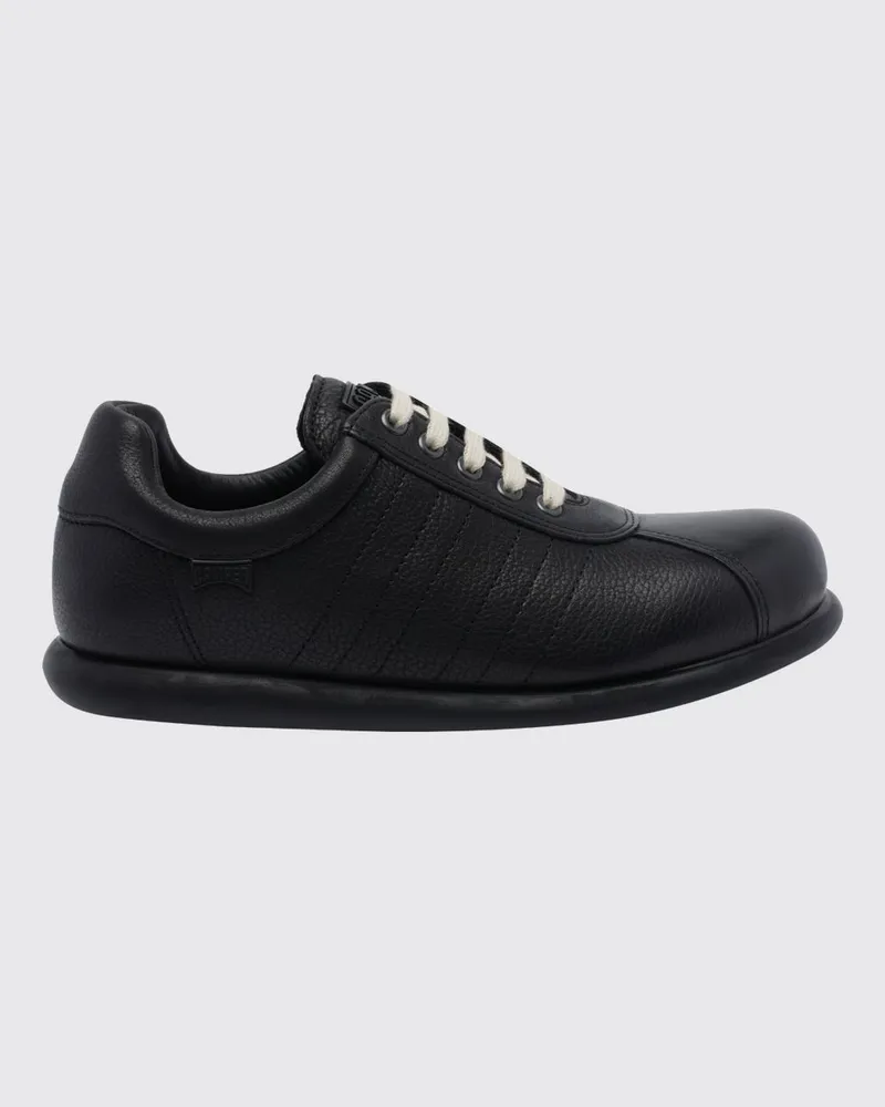Camper Pelotas Low-Top-Sneaker von aus glattem Kalbsleder mit Gummisohle Schwarz
