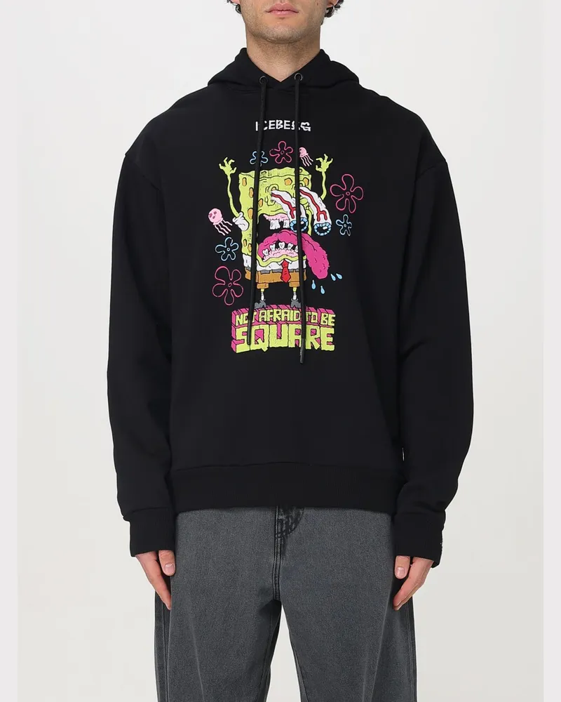 Iceberg Pullover herren Schwarz
