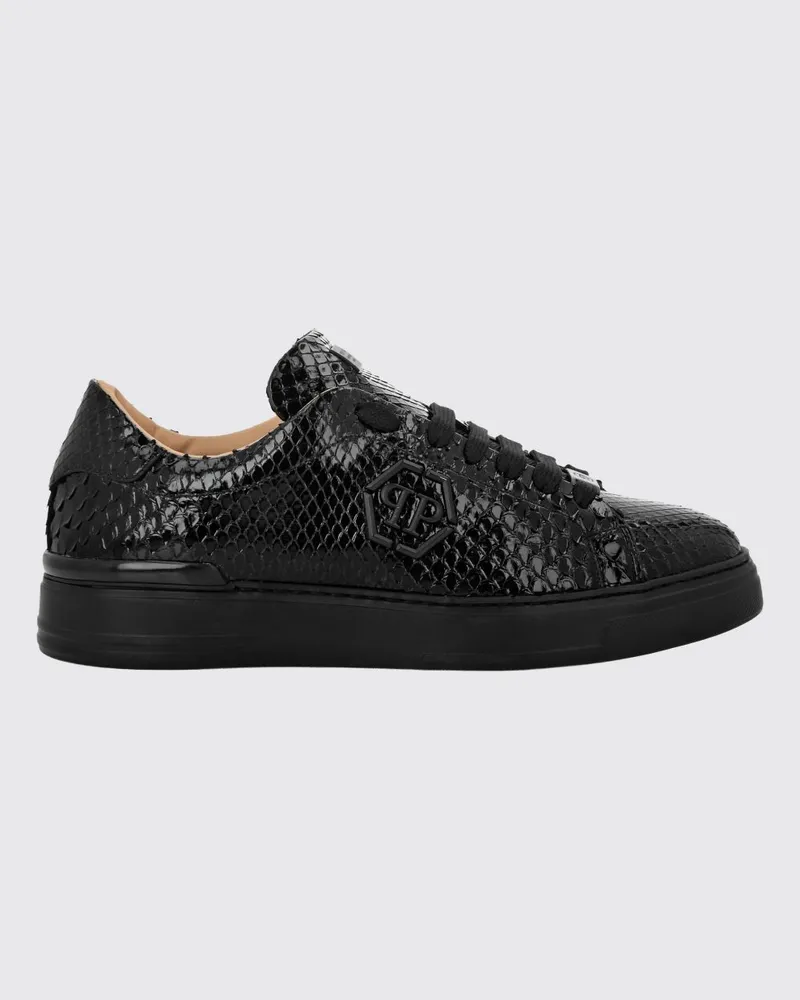 Philipp Plein Sneakers aus Pythonleder Schwarz