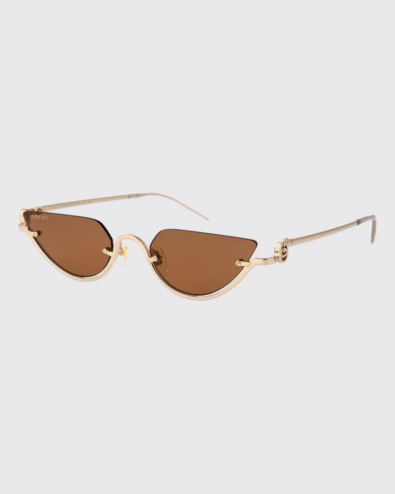 Gucci Sonnenbrille damen Gold