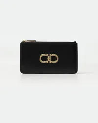 Ferragamo Clutch Schwarz