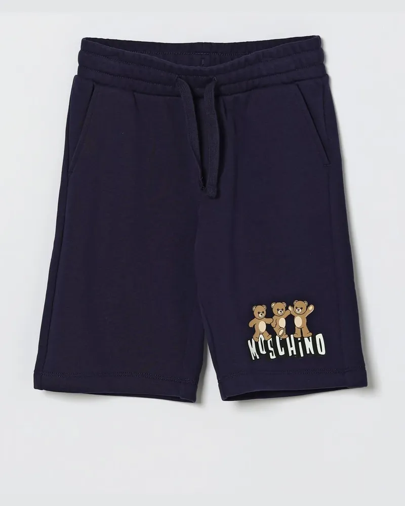 Moschino Jogging-Shorts aus Baumwolle Blau