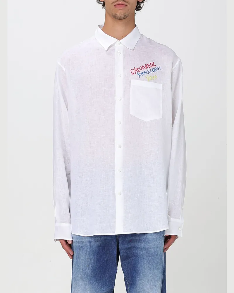 Dsquared2 Hemd herren Weiß