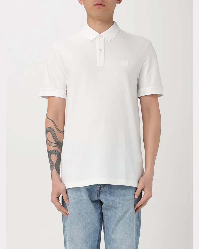 HUGO BOSS Polo herren Weiß