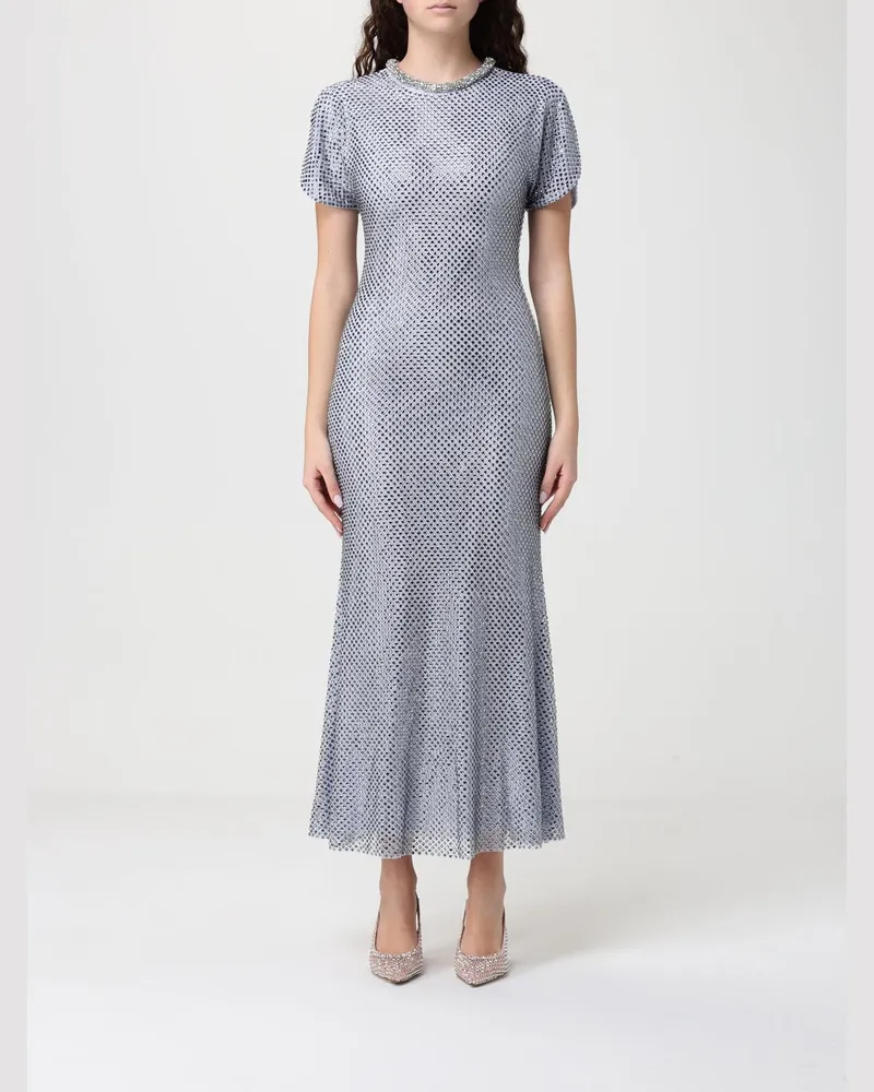 Self-Portrait Kleid damen Blau