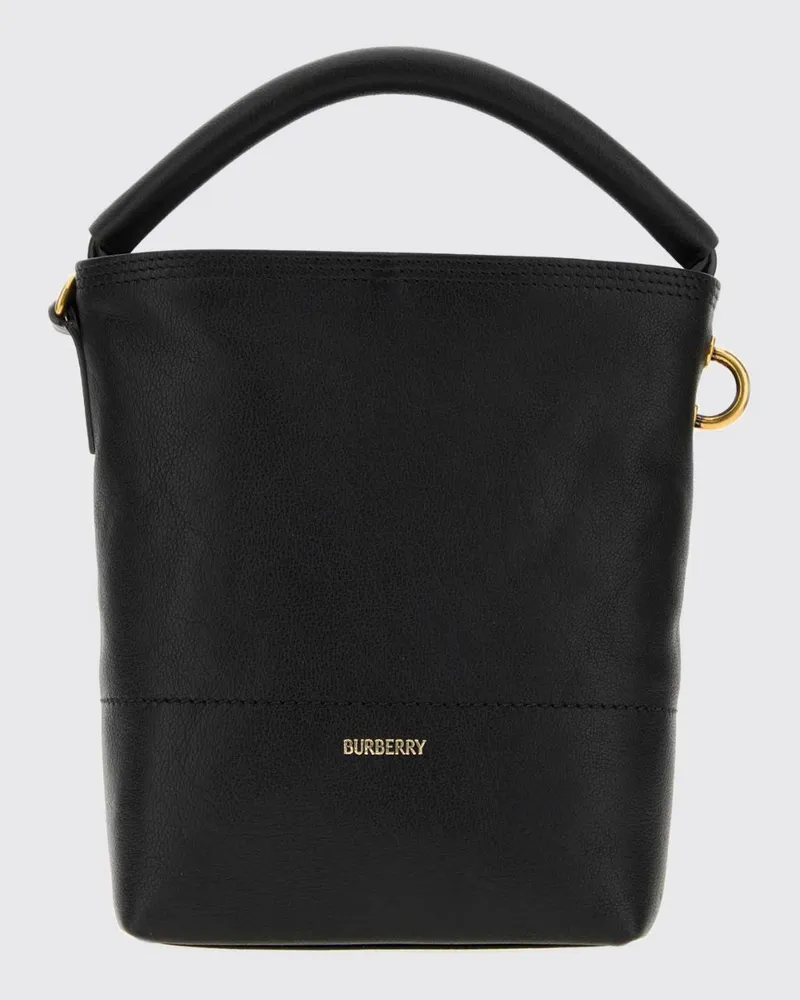 Burberry Leder-Tasche Schwarz