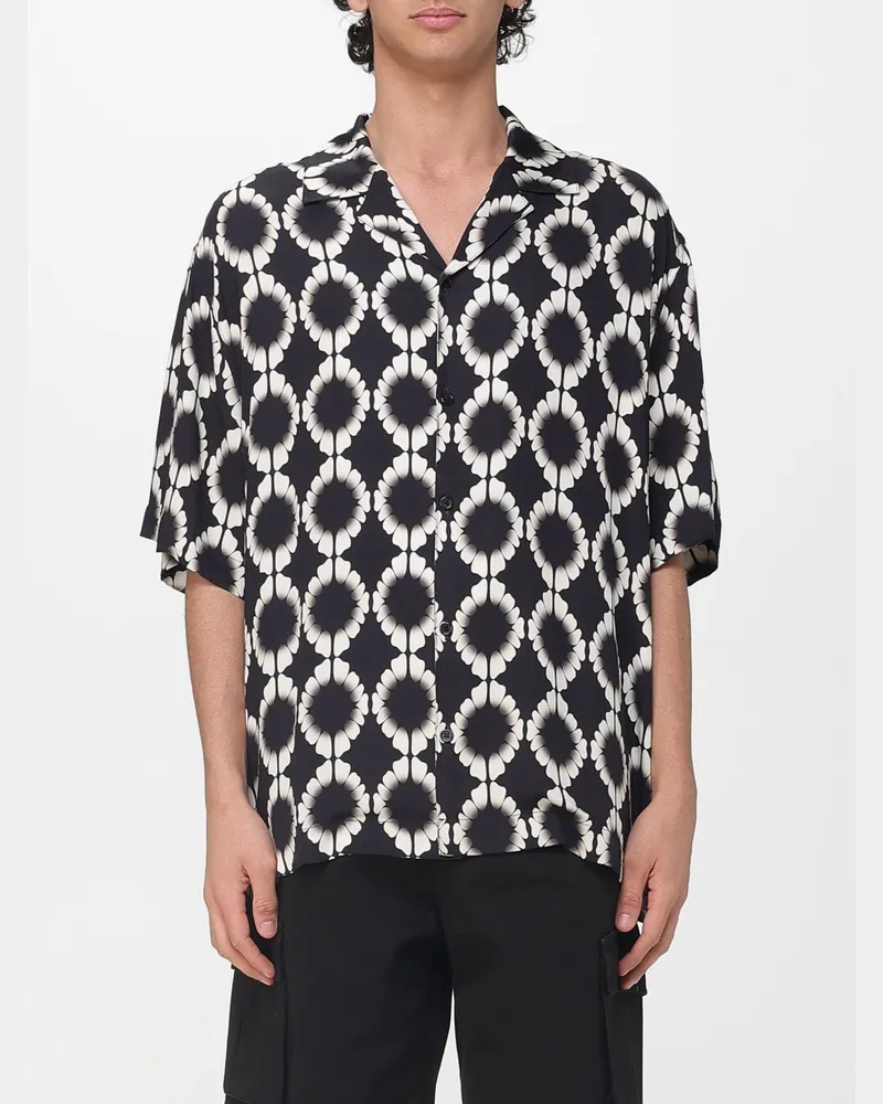 Laneus Hemd herren Schwarz