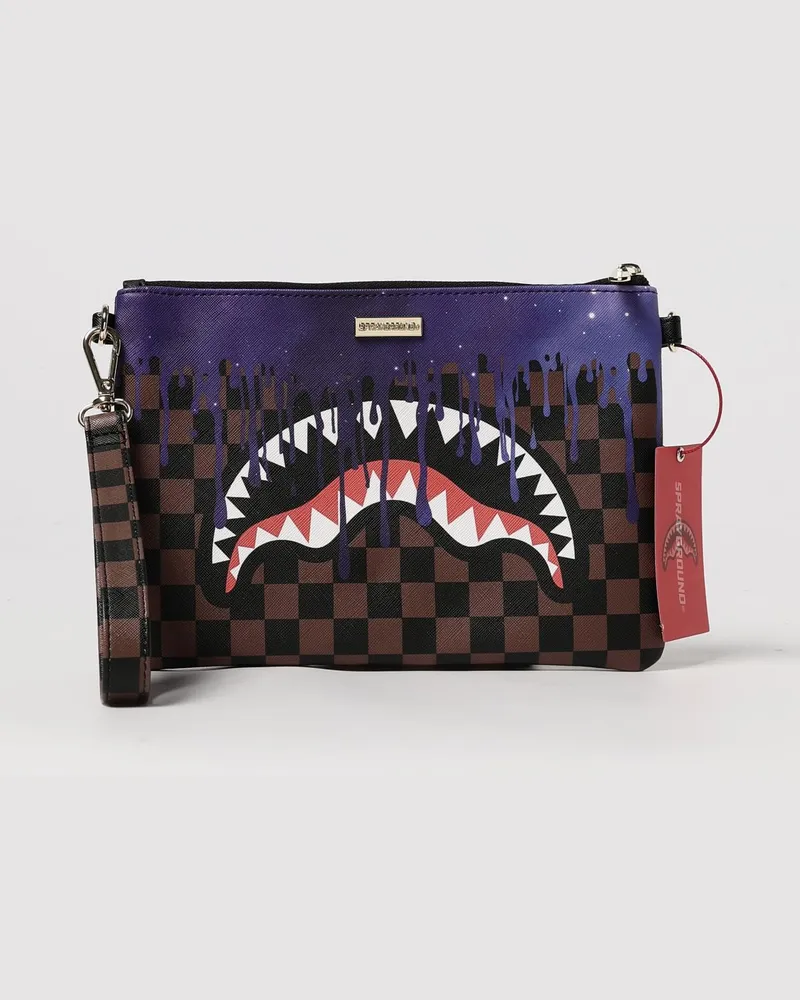 Sprayground Clutch tasche kinder Braun