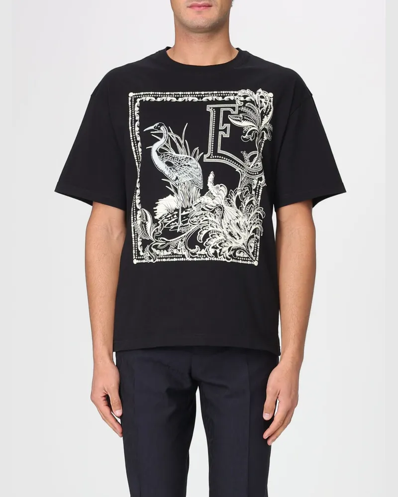Etro T-shirt herren Schwarz