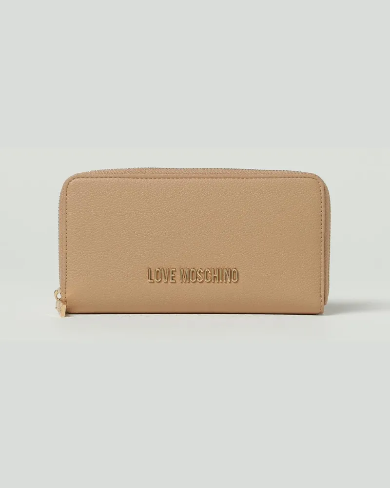 Moschino Geldbörsen damen Beige