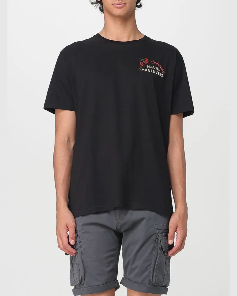 Alpha Industries T-shirt herren Schwarz