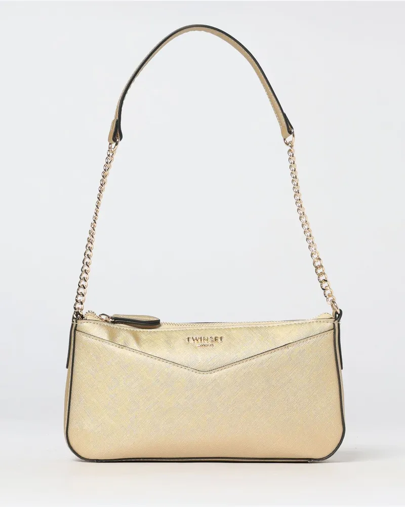 Twin-Set Schultertasche damen Gold