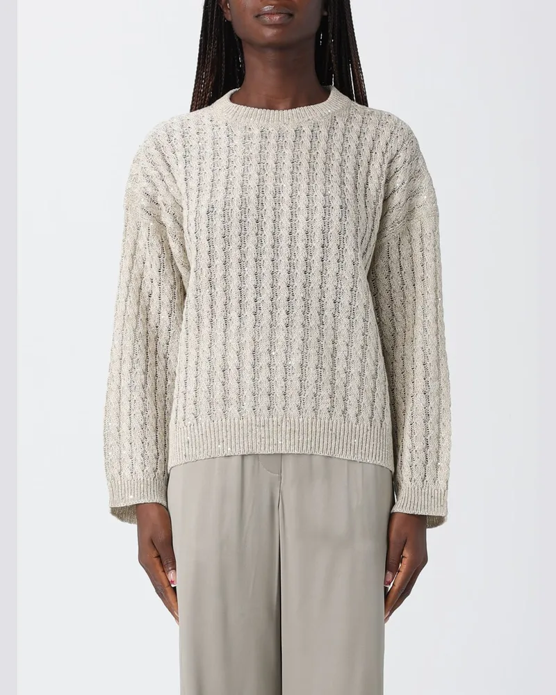 Brunello Cucinelli Strickjacke damen Beige