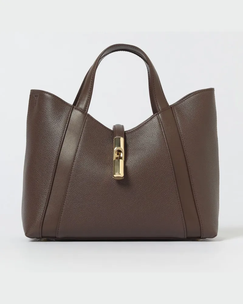 Furla Schultertasche damen Braun