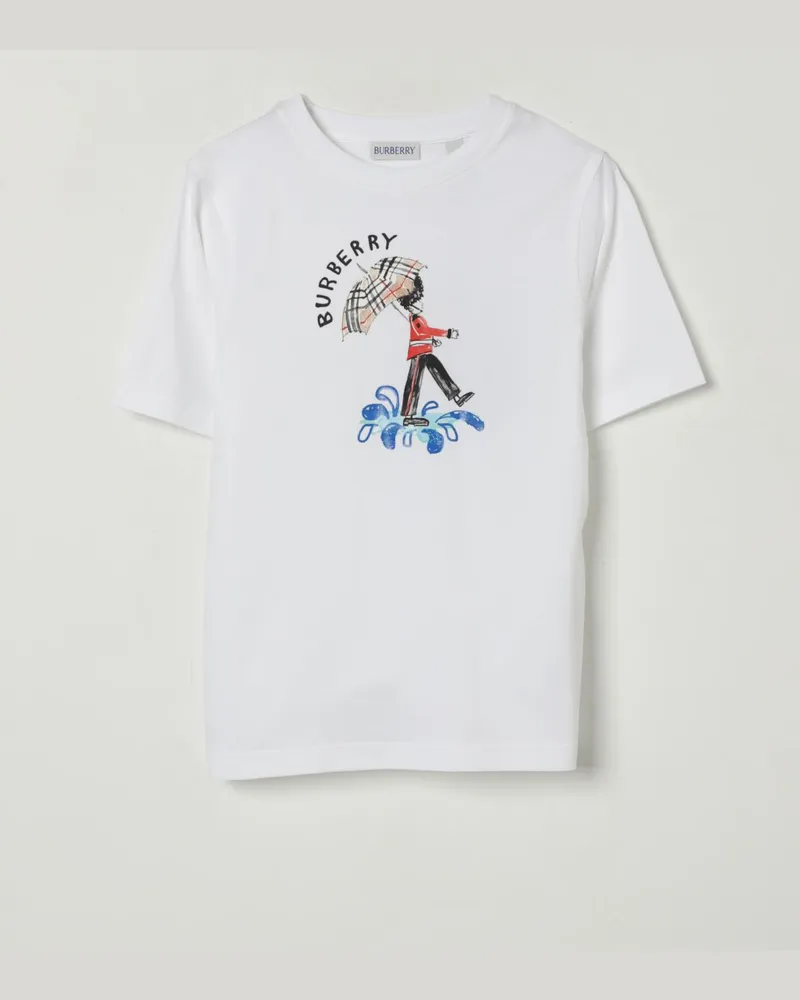 Burberry T-shirt kinder Weiß