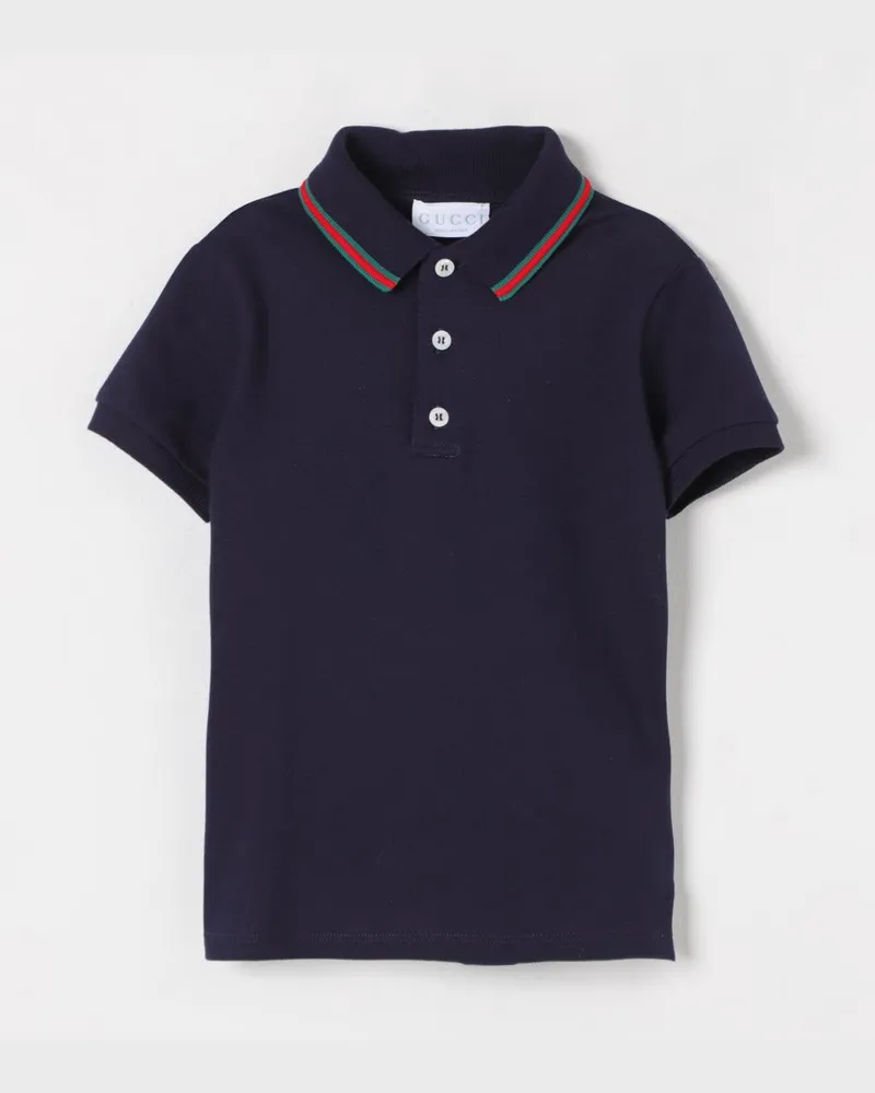 Gucci Polo kinder Blau