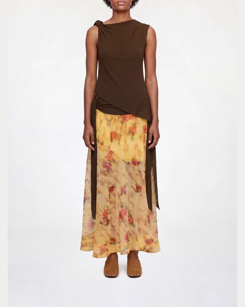 Ganni Top damen Braun