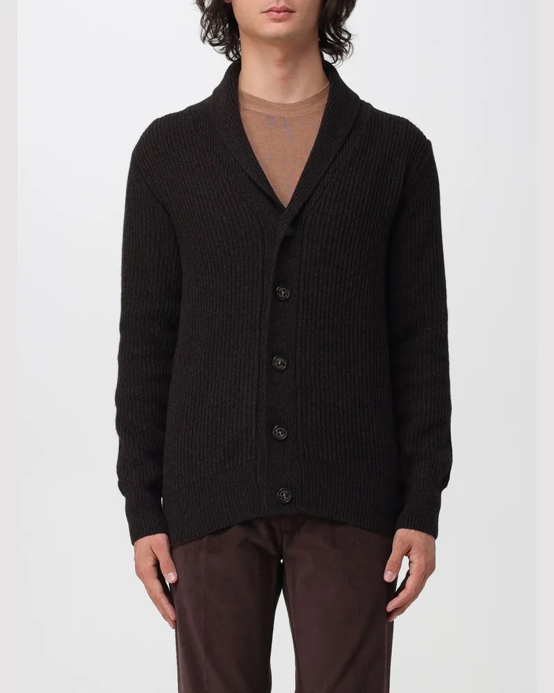 Brooksfield Woll-Cardigan mit Schalkragen und Knopfverschluss Camel