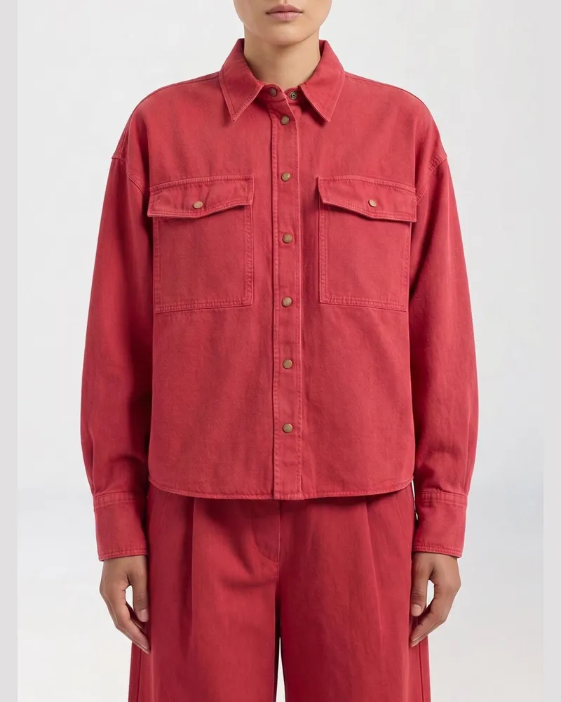 Brunello Cucinelli Hemdbluse damen Rot