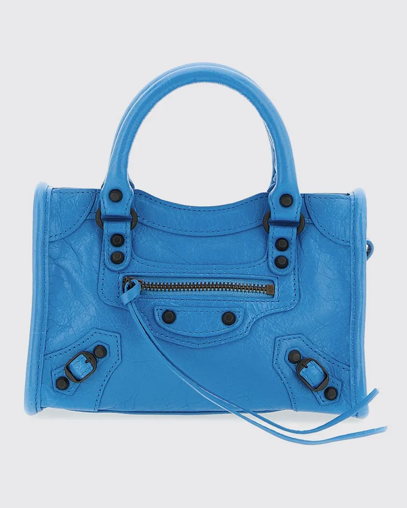 Balenciaga Schultertasche damen Blau