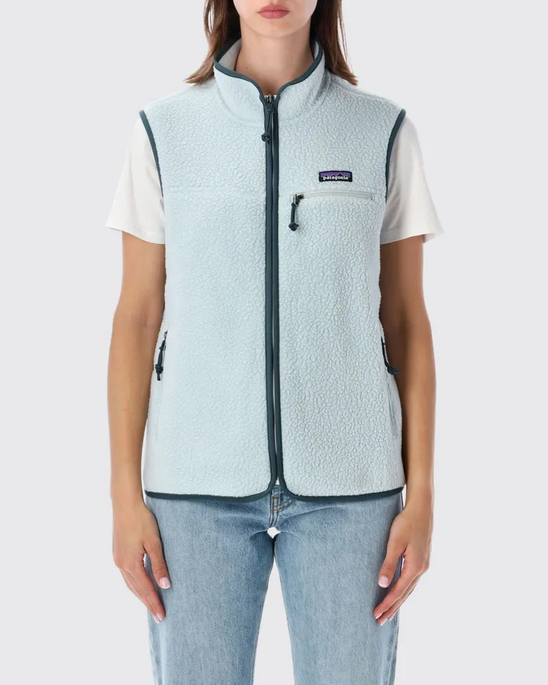 Patagonia Classic Retro-X® Fleeceweste mit Stehkragen und Reißverschlusstaschen Blau