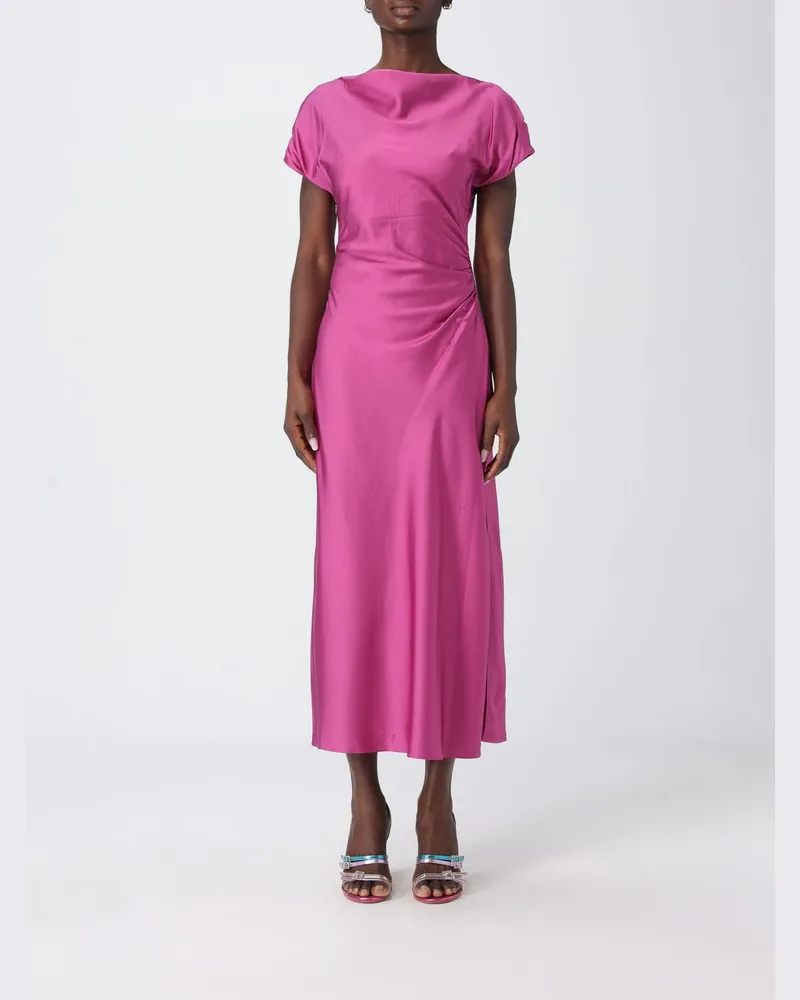 Liu Jo Midikleid aus Viskose Weiß