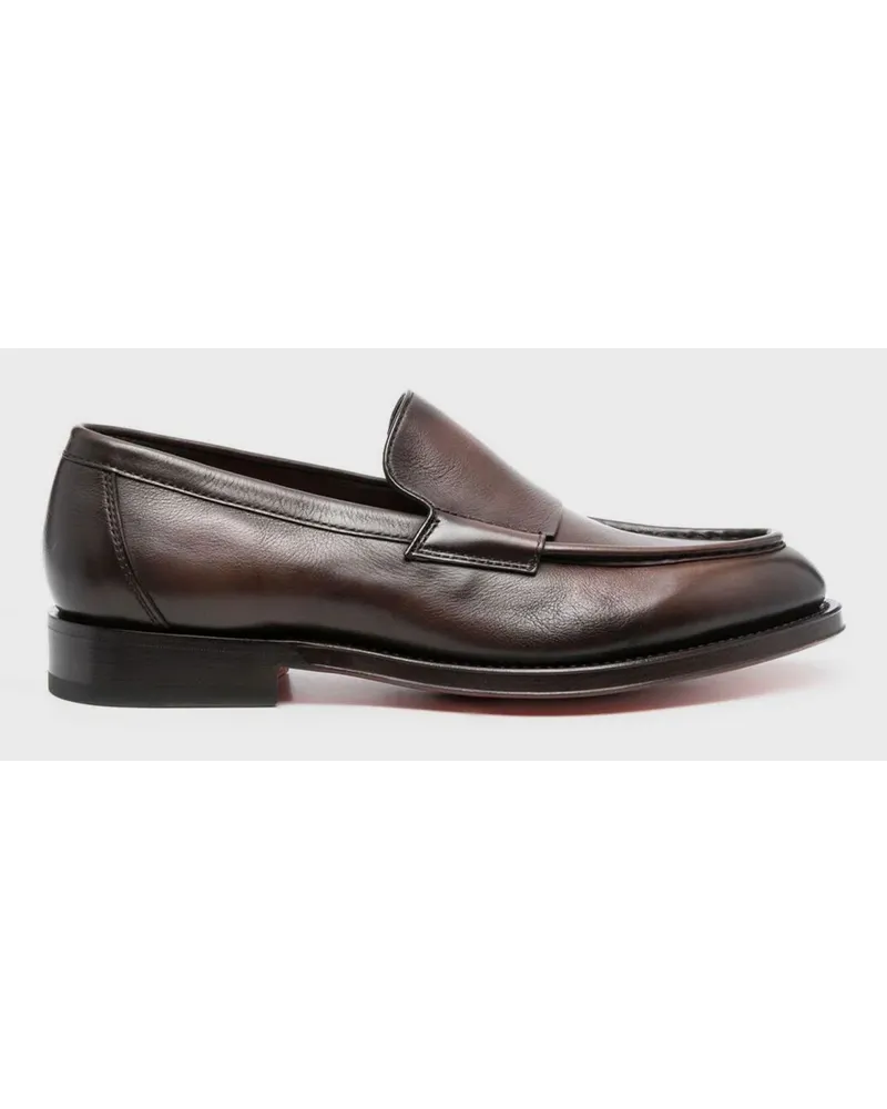 Santoni Schuhe herren Braun