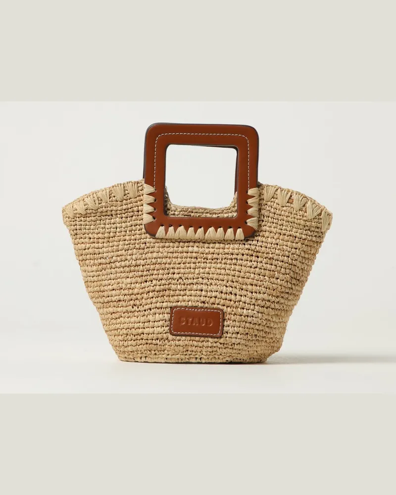 STAUD Schultertasche damen Sand